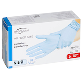 Artikelbild 1 für HYGONORM unisex Einmalhandschuhe ALLFOOD SAFE blau Größe S, 250 St., Artikelnummer 588208
