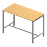 Artikelbild 1 für Quadrifoglio Stehtisch Creo buche rechteckig, 4-Fuß-Gestell alu, 160,0 x 80,0 x 107,0 cm, Artikelnummer 669933