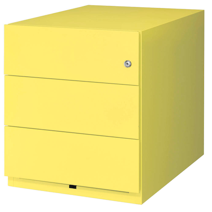 Artikelbild 5 für BISLEY Note Rollcontainer gelb 3 Auszüge 42,0 x 56,5 x 49,5 cm, Artikelnummer 877217