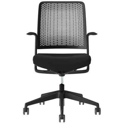 Artikelbild 2 für Nowy Styl Bürostuhl WITHME Stoff schwarz, Gestell schwarz, Artikelnummer 913907
