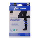 Artikelbild 1 für FIRST AID ONLY® Kompressionsstrumpfhose, offene Spitze schwarz Größe XL 1 St., Artikelnummer 511919