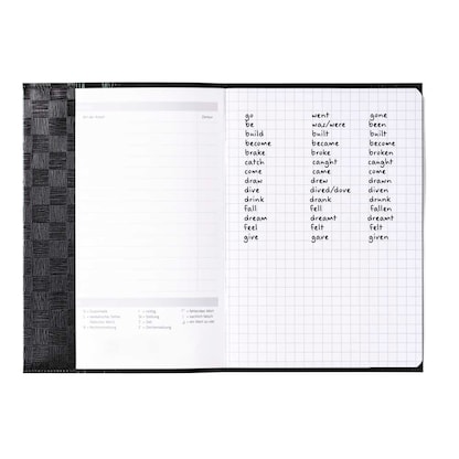 Artikelbild 2 für HERMA Heftumschlag mit Baststruktur schwarz Kunststoff DIN A5, 1 St., Artikelnummer 831853