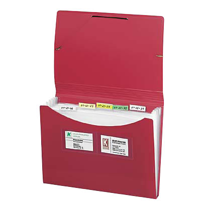 Artikelbild für FolderSys Fächermappe 7 Fächer rot, 1 St., Artikelnummer 641910