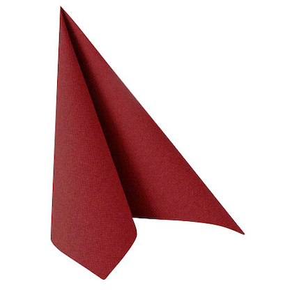 Artikelbild 3 für PAPSTAR Servietten bordeaux 3-lagig 40,0 x 40,0 cm, 50 St., Artikelnummer 913251