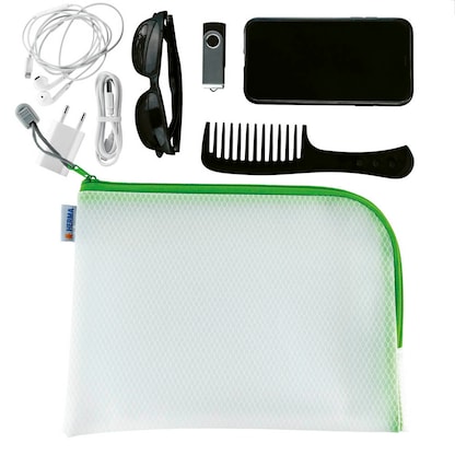 Artikelbild 6 für HERMA Reißverschlussbeutel DIN A5 transparent/grün, 1 St., Artikelnummer 554987