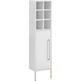 Artikelbild 1 für MÖBELPARTNER Badschrank Sarah 148429 kreideweiß 30,4 x 21,8 x 130,6 cm, Artikelnummer 673824