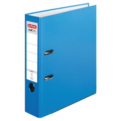 Artikelbild für herlitz maX.file protect Ordner blau, acqua Kunststoff 8,0 cm DIN A4, 1 St., Artikelnummer 928313