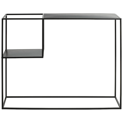 Artikelbild 4 für HAKU Möbel Konsolentisch rechteckig Metall schwarz 100,0 x 30,0 x 80,0 cm, 1 St., Artikelnummer 142537