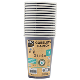 Artikelbild 1 für PROnappe Einweg-Kaffeebecher marineblau 200,0 ml, 15 St., Artikelnummer 346157