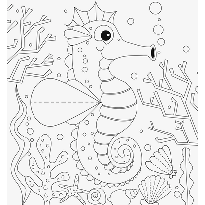 Artikelbild 7 für HEYDA 3D Unterwasser Malset farbsortiert, 1 St., Artikelnummer 689792