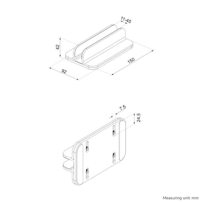 Artikelbild 4 für Neomounts Laptop-Ständer NSLS300 silber, Artikelnummer 757357