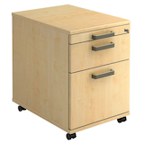 Artikelbild 1 für HAMMERBACHER Unni SE1 Rollcontainer ahorn 3 Auszüge 42,8 x 58,0 x 59,0 cm, Artikelnummer 402382