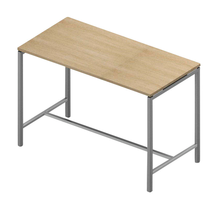 Artikelbild für Quadrifoglio Stehtisch Creo eiche rechteckig, 4-Fuß-Gestell alu, 160,0 x 80,0 x 107,0 cm, Artikelnummer 669965