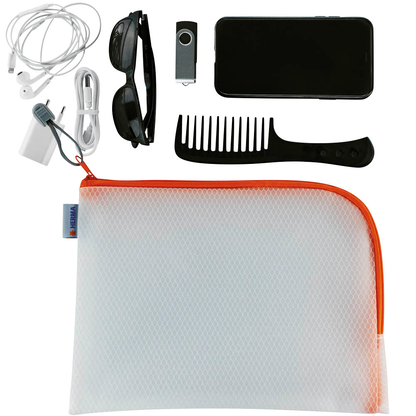 Artikelbild 6 für HERMA Reißverschlussbeutel DIN A5 transparent/orange, 1 St., Artikelnummer 555082