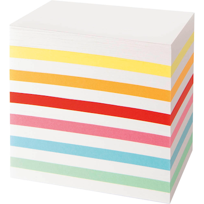 Artikelbild 2 für folia Zettelbox mit Stiftehalter transparent inkl. 700 Notizzettel farbig sortiert, 1 St., Artikelnummer 479057