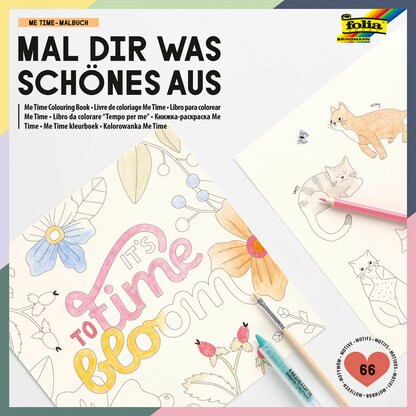 Artikelbild für folia Me time Malbuch, 20 St., Artikelnummer 963433