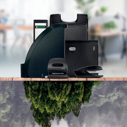 Artikelbild 8 für LEITZ Ordnungsmappe recycle 3914 6 Fächer schwarz, 1 St., Artikelnummer 304541