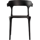 Artikelbild 1 für LÜLLMANN Besucherstuhl 230810 schwarz Kunststoff, 1 St., Artikelnummer 790996