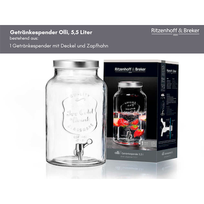 Artikelbild 3 für Ritzenhoff & Breker Getränkespender 5,5 l, 1 St., Artikelnummer 800724