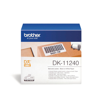Artikelbild 2 für brother Etikettenrolle für Etikettendrucker DK11240 weiß, 102,0 x 51,0 mm, 1 x 600 Etiketten, Artikelnummer 693929