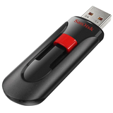 Artikelbild 1 für SanDisk USB-Stick Cruzer Glide schwarz, rot 256 GB, 1 St., Artikelnummer 323826