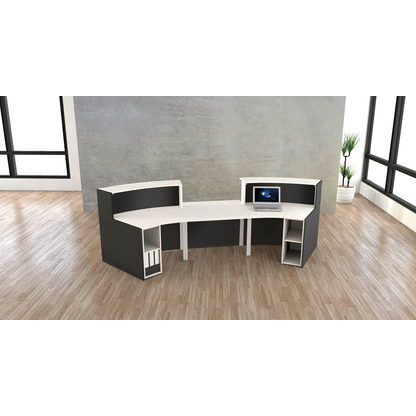 Artikelbild 4 für Kerkmann Unterschrank für Empfangstheke gerade, weiß 30,0 x 60,0 x 73,5 cm, Artikelnummer 690572