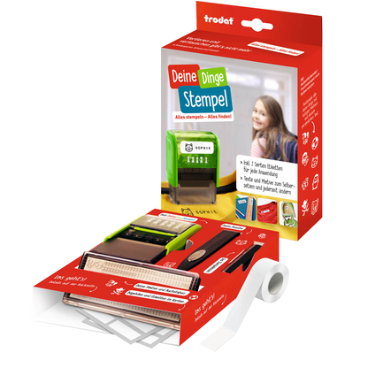 Artikelbild 3 für trodat Textstempel, individualisierbar DeineDingeStempel 8911 selbstfärbend schwarz ohne Logo, 1 St., Artikelnummer 845425