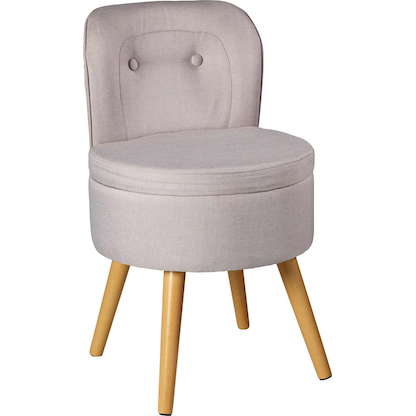 Artikelbild für Echtwerk Sessel Vince hellgrau buche Stoff 42,0 x 42,0 x 71,0 cm, 1 St., Artikelnummer 161957