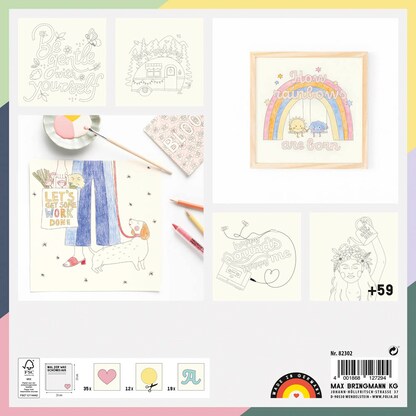 Artikelbild 2 für folia Me time Malbuch, 20 St., Artikelnummer 963433