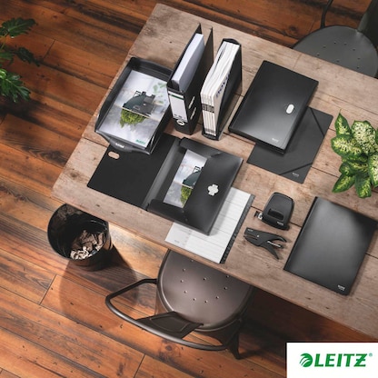 Artikelbild 7 für LEITZ Ordnungsmappe recycle 3914 6 Fächer schwarz, 1 St., Artikelnummer 304541