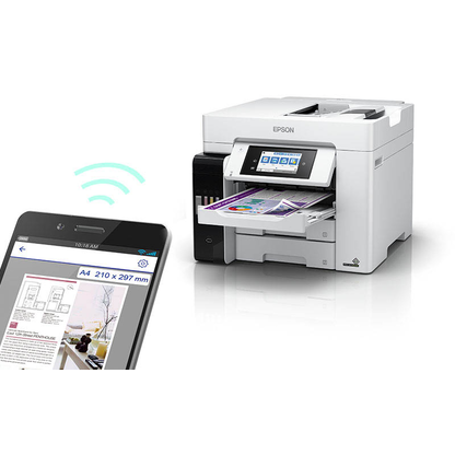 Artikelbild 5 für EPSON EcoTank Pro ET-5885 4 in 1 Tintenstrahl-Multifunktionsdrucker grau, Artikelnummer 533362