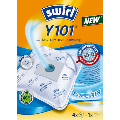 Artikelbild für swirl® MicroPor® Plus Y 101 Staubsaugerbeutel, 4 St., Artikelnummer 259127