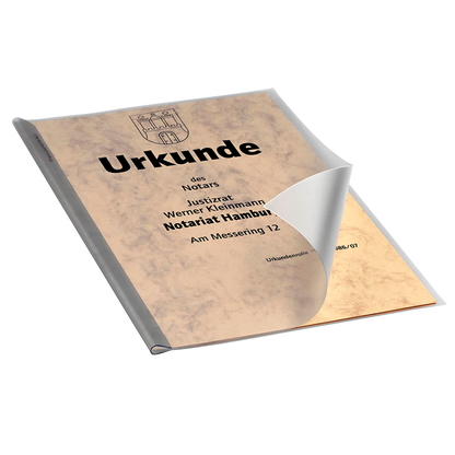 Artikelbild 2 für DURABLE Klemmschienenhüllen DIN A4 transparent genarbt 0,22 mm, 50 St., Artikelnummer 197442