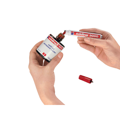 Artikelbild 2 für edding Nachfülltusche T100 rot, Artikelnummer 311233