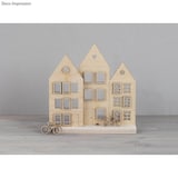 Artikelbild 1 für Rayher Holzbausatz Häuserfront natur, Artikelnummer 285137