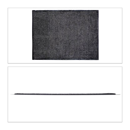 Artikelbild für relaxdays Fußmatte schwarz/grau 90,0 x 120,0 cm, Artikelnummer 522927