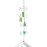Artikelbild 1 für WENKO Teleskop-Duschregal Dolcedo silber 31,0 x 23,0 x 65,0 - 275,0 cm, Artikelnummer 531787