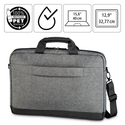 Artikelbild 10 für hama Laptoptasche Terra Kunstfaser grau 196601 bis 39,6 cm (15,6 Zoll), Artikelnummer 500502
