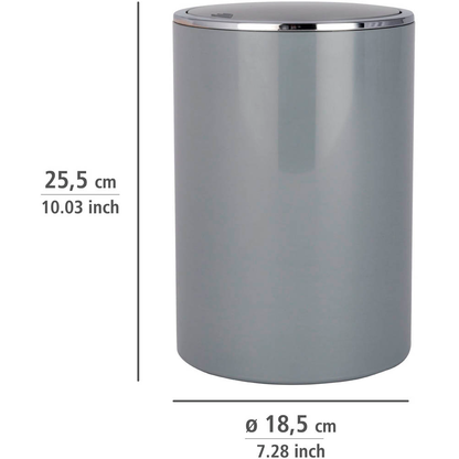 Artikelbild 2 für WENKO Inca Kosmetikeimer 5,0 l grau, 1 St., Artikelnummer 664633