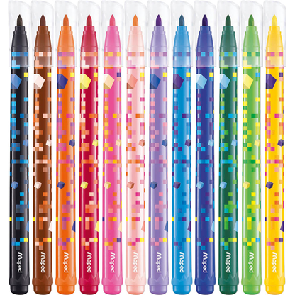 Artikelbild für maped PIXEL Party Filzstifte farbsortiert, 12 St., Artikelnummer 260347