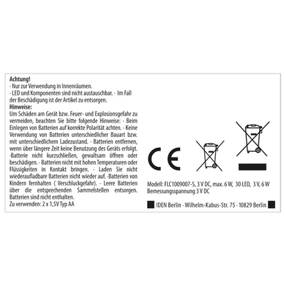 Artikelbild 10 für Idena LED-Kerze mehrfarbig, 1 St., Artikelnummer 641557