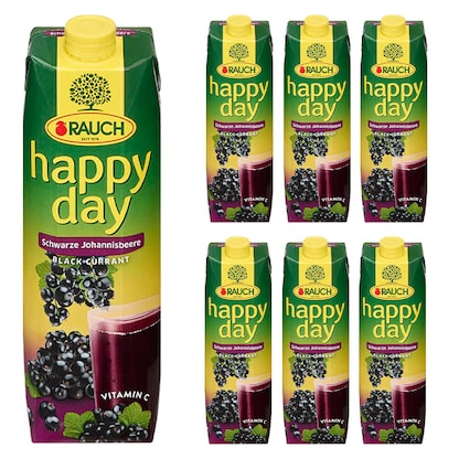 Artikelbild für happy day Fruchtnektar Schwarze Johannisbeere 6x 1,0 l, Artikelnummer 533139