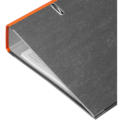 Artikelbild 4 für AKTION: LEITZ 1080 Ordner orange marmoriert Karton 8,0 cm DIN A4, 10 St., Artikelnummer 653786