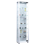 Artikelbild 1 für VCM my home Edana Maxi Vitrine weiß 8 Fachböden mit Beleuchtung, Artikelnummer 781240