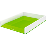 Artikelbild 1 für LEITZ Briefablage WOW Duo Colour perlweiß/grün DIN A4, 1 St., Artikelnummer 908595