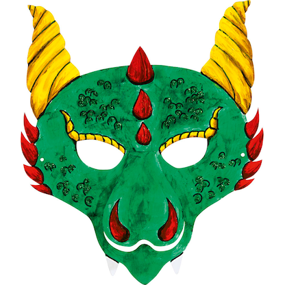 Artikelbild 17 für folia Bastelset Kindermasken weiß 6 St., Artikelnummer 479083