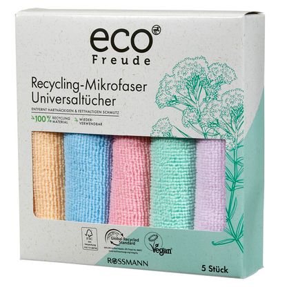 Artikelbild 4 für eco Freude Mikrofasertücher 30 °C waschbar, 5 St., Artikelnummer 538542