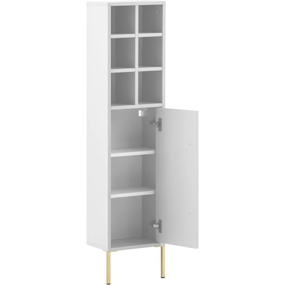 Artikelbild 3 für MÖBELPARTNER Badschrank Sarah 148429 kreideweiß 30,4 x 21,8 x 130,6 cm, Artikelnummer 673824