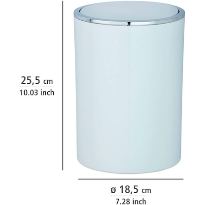 Artikelbild 2 für WENKO Inca Kosmetikeimer 5,0 l weiß, 1 St., Artikelnummer 664674