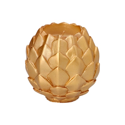 Artikelbild für STARPAK Kugelkerze Pine Cone gold, 1 St., Artikelnummer 313146